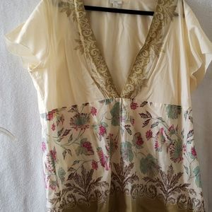 J.Jill Tunic Top - pink tank not included.